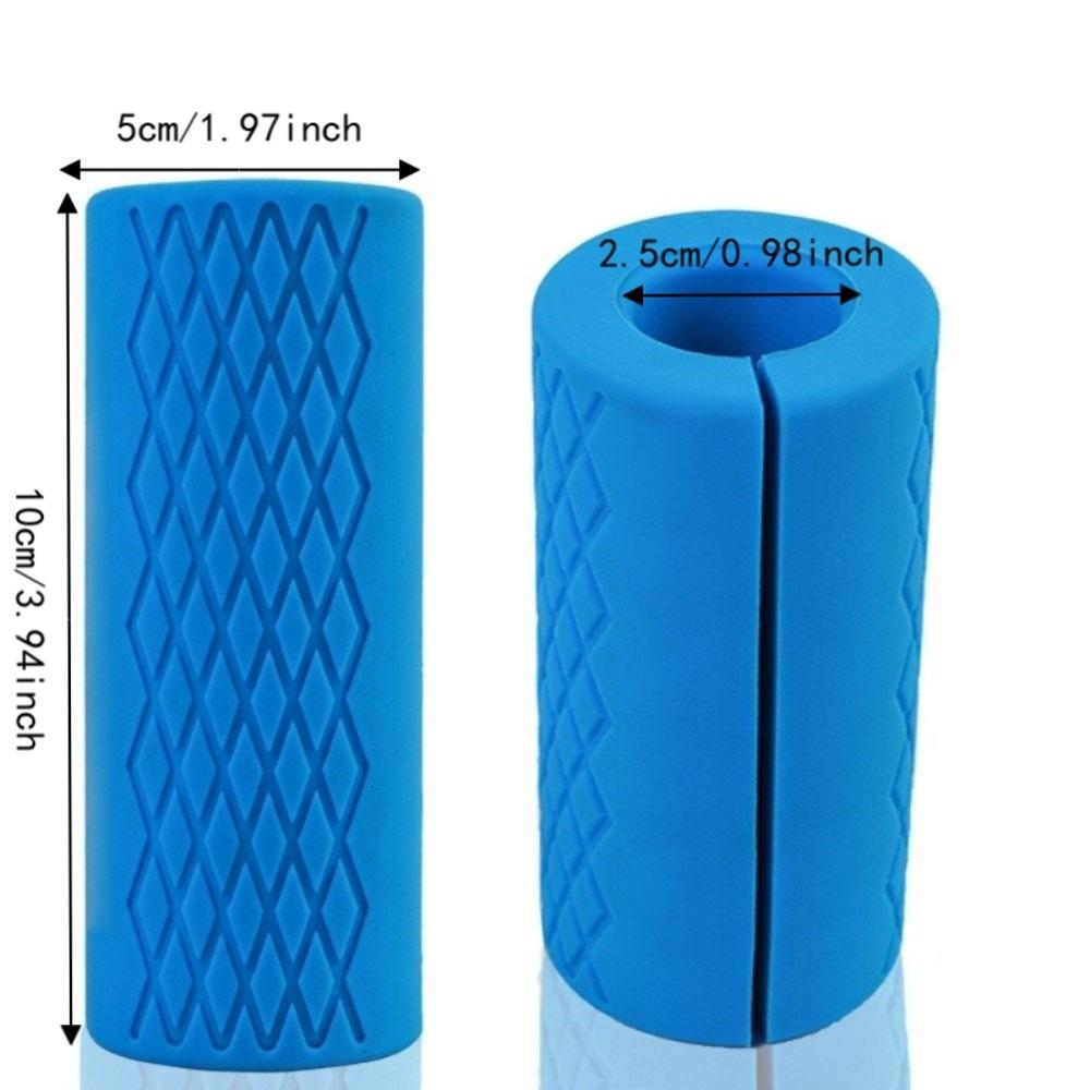 1PC 2 Inch Dumbbell Grips Non-Slip Arm Blaster Adapter Durable Bar Grips For Barbells