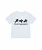Tansanmageunesyum Horse Rabbit T-Shirt (Sky Blue/Black)