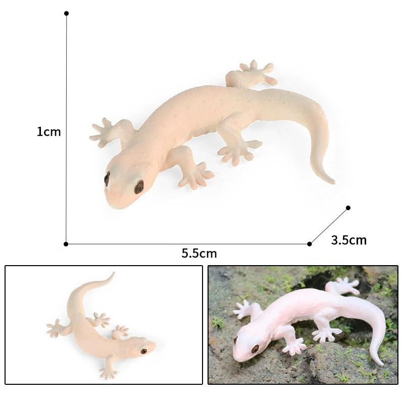 Kids Realistic Animal Model Gecko Wall Lizard Educational Toy For Science Learning