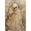 Abstract Horror Skeleton Poster Fantasy Witchy Creepy Festival Canvas Painting Wall Art Halloween Christmas Bedroom Home Decor