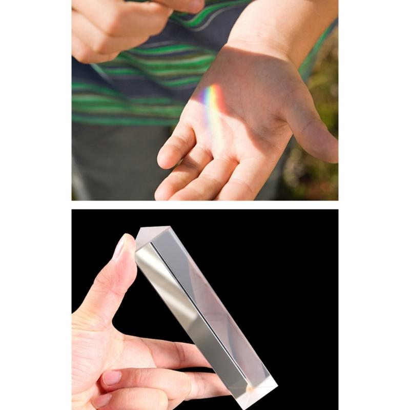 Child Friendly Science Tool Visual Glass Prisms Small Glass Prisms Encourages Early STEM Skill Development for Project