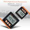 Digital Inclinometer 0 360 degrees Electronic Protractor Aluminum Alloy Shell Digital Bevel Box Angle Gauge Meter