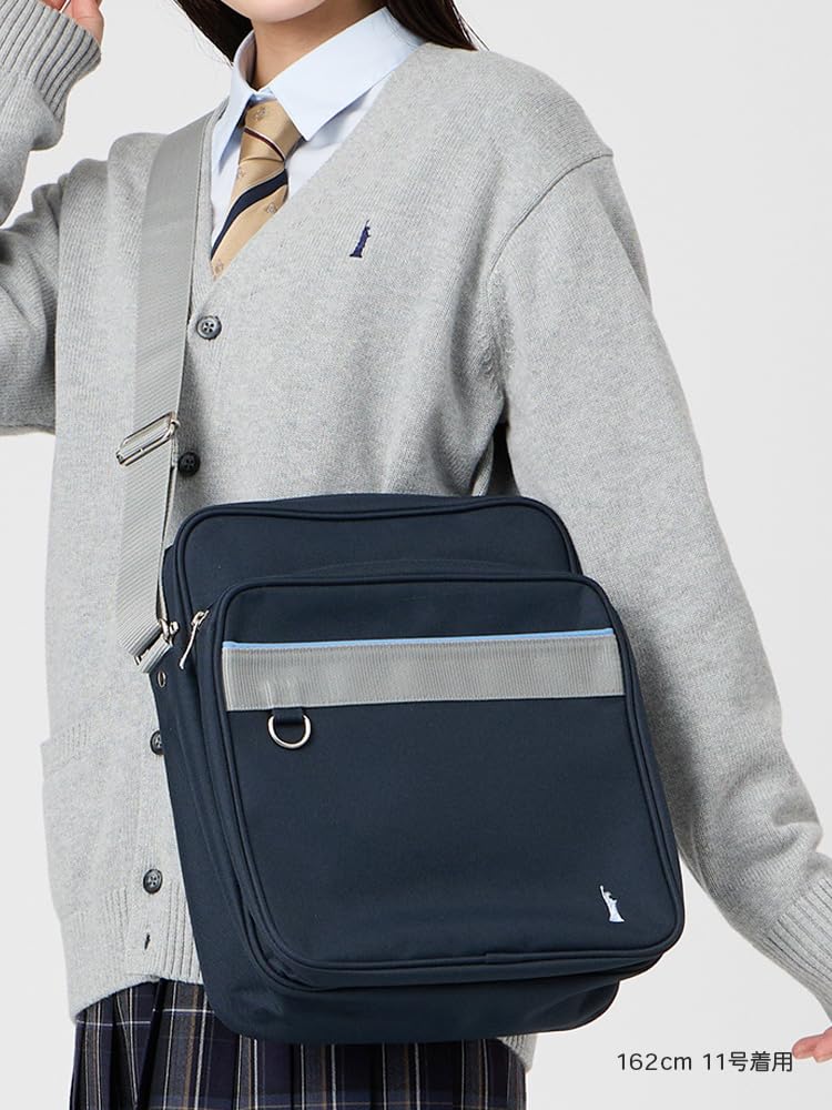 EASTBOY Shoulder Nylon Bag 209079 Navy x Sax 3 Free Size Women School Bag (585)