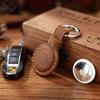 Leather Protective Case for Apple AirTag - Cowhide Pet Anti-lost Keychain