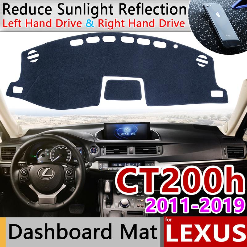 for Lexus CT200h 2011~ CT 200 200h F Sport Anti-Slip Mat Dashboard Cover Pad Sunshade Dashmat Carpet Accessories 2013 2014
