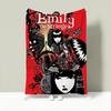 Character E-Emily the Strange Throw Lightweight 240g Flannel Blanket Soft Skin-friendly for Summer Cooling