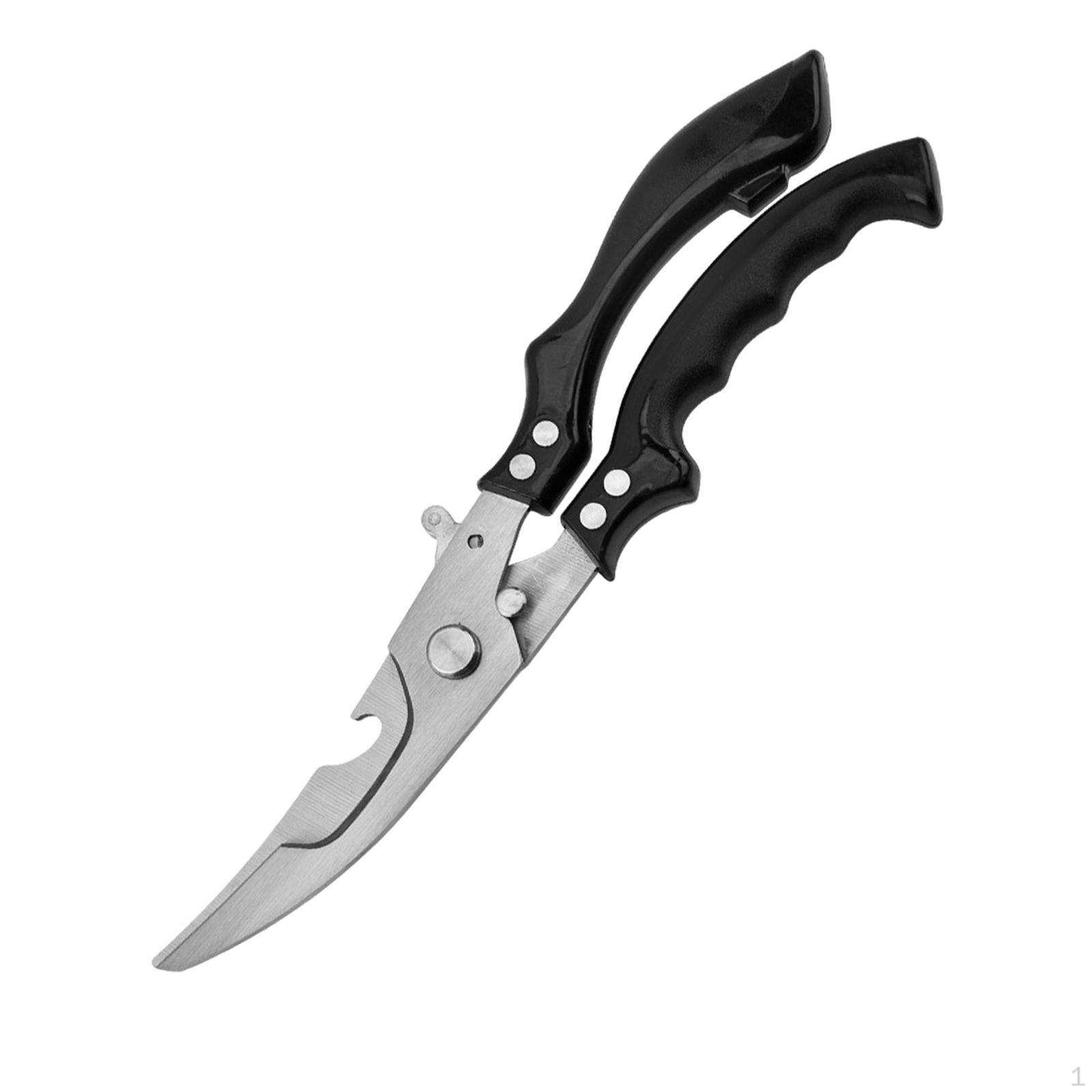 

Ножницы для разделки птицы, прочные кухонные ножницы для резки овощей, мяса, черная ручка из полипропилена black pp handle