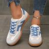 Fashion Women Shoes Fashion Casual Flats Vulcanize Shoes Ladies Outdoor Walking Sneakers Women Comfortable Classical Shoes Black White