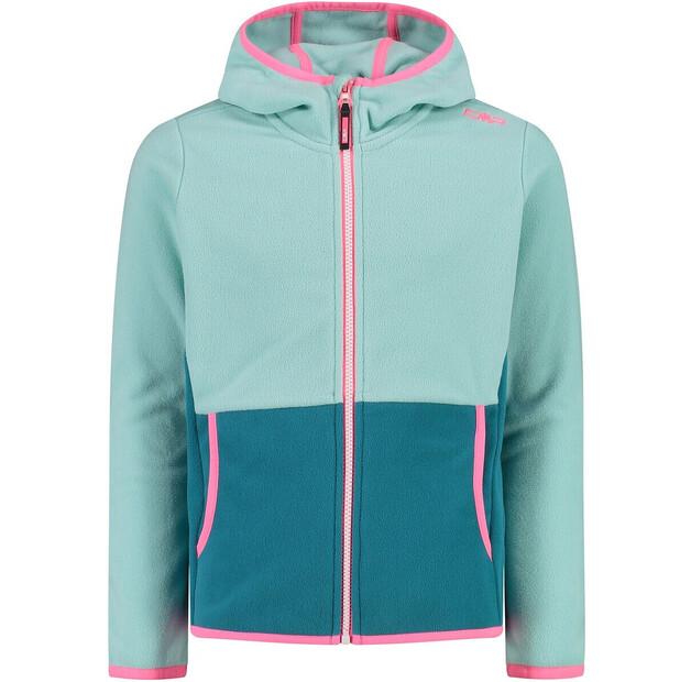 Флисовая куртка CMP Girl s Full Zipper Hooded Color Block EU 98