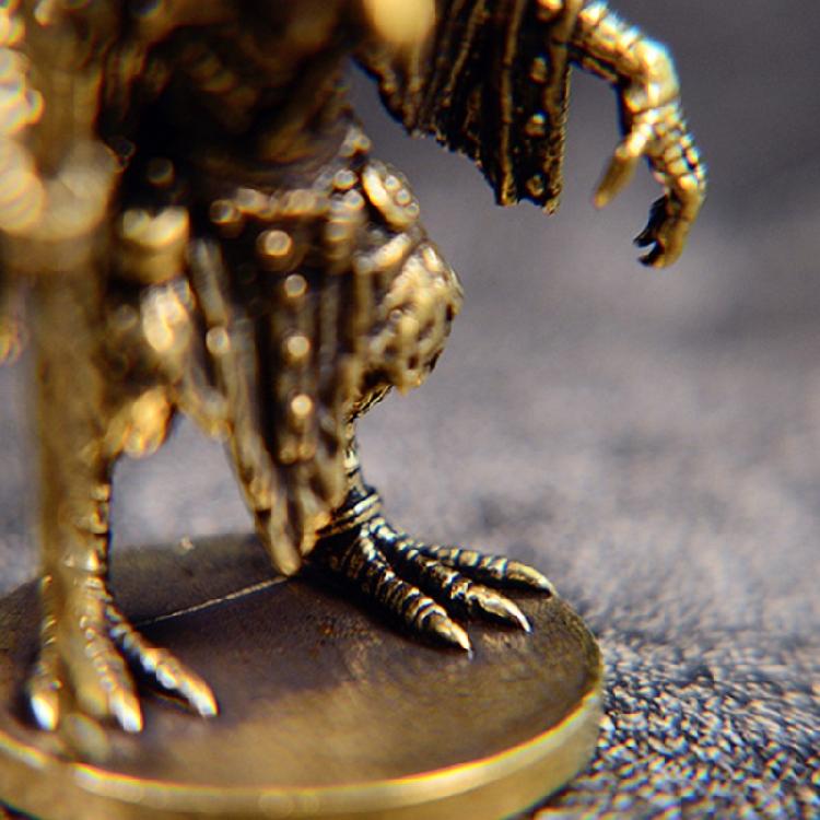 Enchanting Brass Wizard Figurine Artistic Centerpiece For Bookshelves Mantels Or Festival