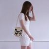 No.198 / Ribbon Crochet Bucket Bag _ Ribbon Black (Ribbon Crochet Bucket Bag)