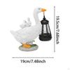 Garden Duck Statue Solar Light, Resin Sculpture Durability, Craft, Unique Animal Figurine Lamp