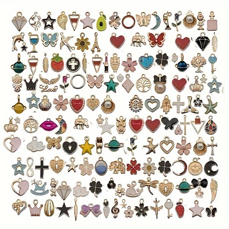 20/50Pcs/Lot Mixed Cartoon Animal Tree Enamel Creative Charms Exquisite Beads For Jewelry Making DIY Pendant Necklace Bracelet Earrings Chains