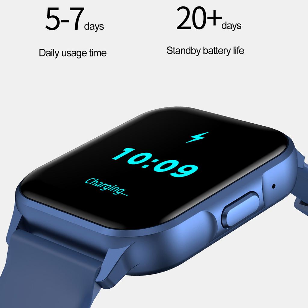 ZW36 1,83-calowy inteligentny zegarek z ekranem dotykowym, monitorujący stan zdrowia, wodoodporny zegarek sportowy