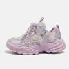 Girls Running Shoes Breathable Mesh Sneakers Kids Lightweight Casual Dad Outdoor Activity Footwear