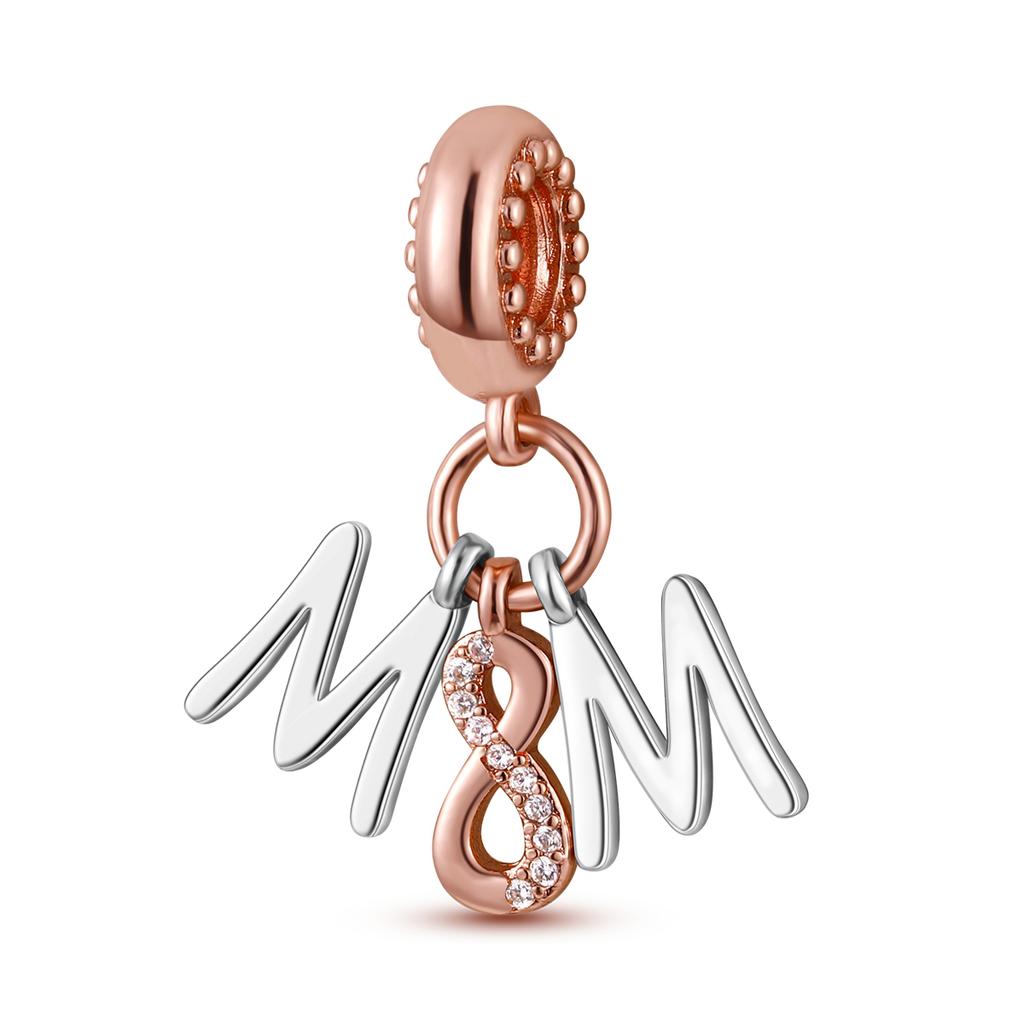 Charms Beads Love Mom Original Pendants Fit Bracelet Diy Woman Jewelry For Woman