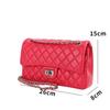 Sheepskin Rhombus Chain Shoulder Bag - 2025 Autumn/Winter Commuter, All-Match, Small Square High-End Ladies' Messenger Bag