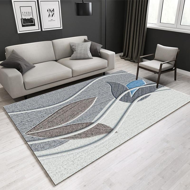 Minimalist Modern Carpet Is A Soft Cushion Used for Living Rooms and Bedroom Kitchen with Anti Slip Wear-resistant Properties