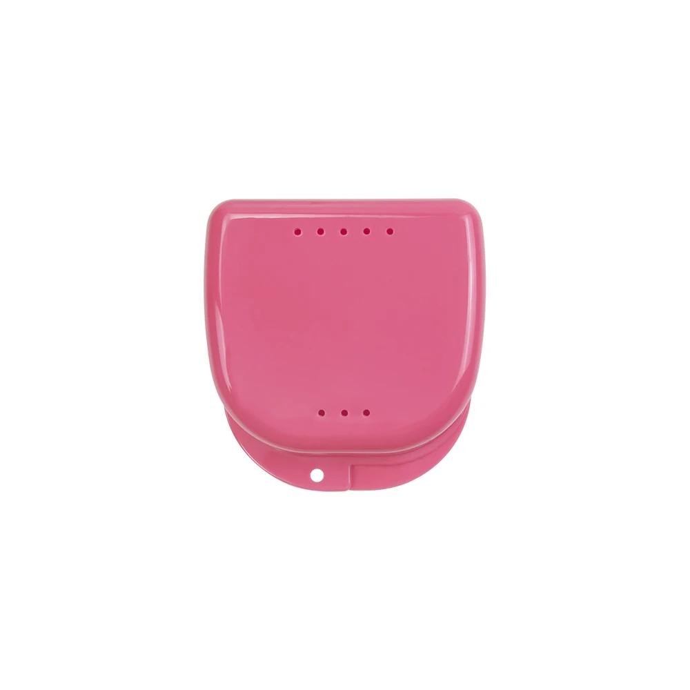 50Pcs Fake Teeth Orthodontic Case Dental Retainer Mouth Guard Denture Storage Plastic Box Oral Hygiene Supplies Organizer