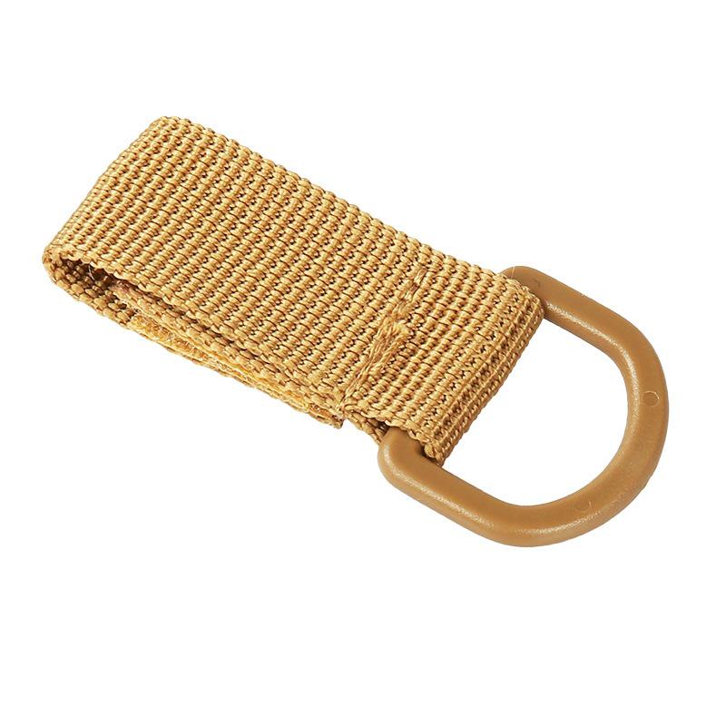 Taktischer Mini-Rucksack-Schnallen- & Multifunktions-D-förmiger Karabiner-Schlüsselanhänger aus Nylon