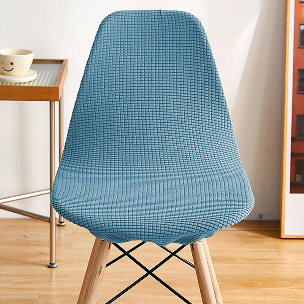 Waterproof Short Back Chair Cover Scandinavian Adjustable Dining Room Seat Protector for Bar Party