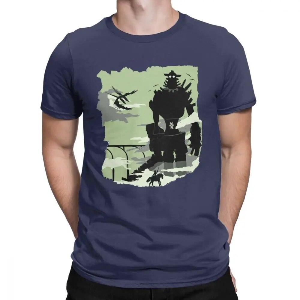 Silhouette Of The Colossus Tshirt Unisex Shadow of the Colossus Humorous Cotton T Shirt 2021 Clothes Unisex