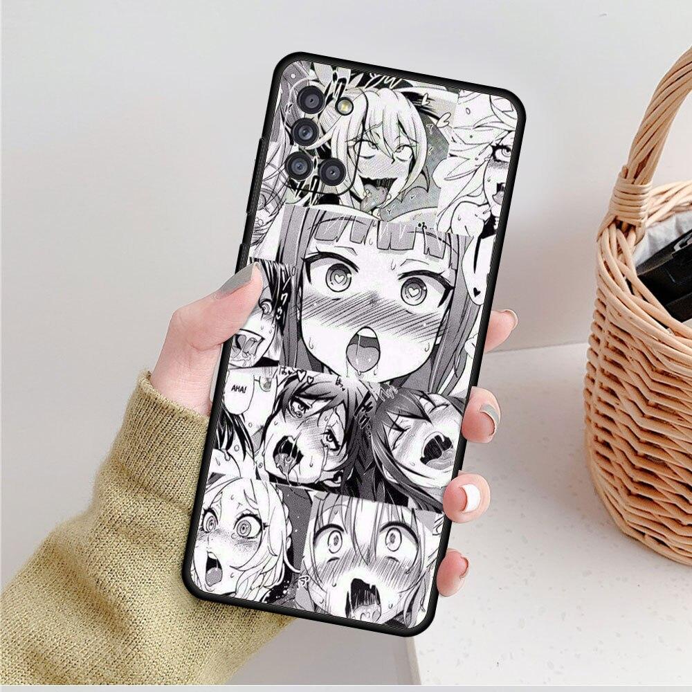 Móda anime dívky pro Samsung Galaxy A32 4G A12 A51 A72 A02s A21s A71 A52 A41 A31 A13 A52s 5G A53 A23 A33 A73 Pouzdro na telefon
