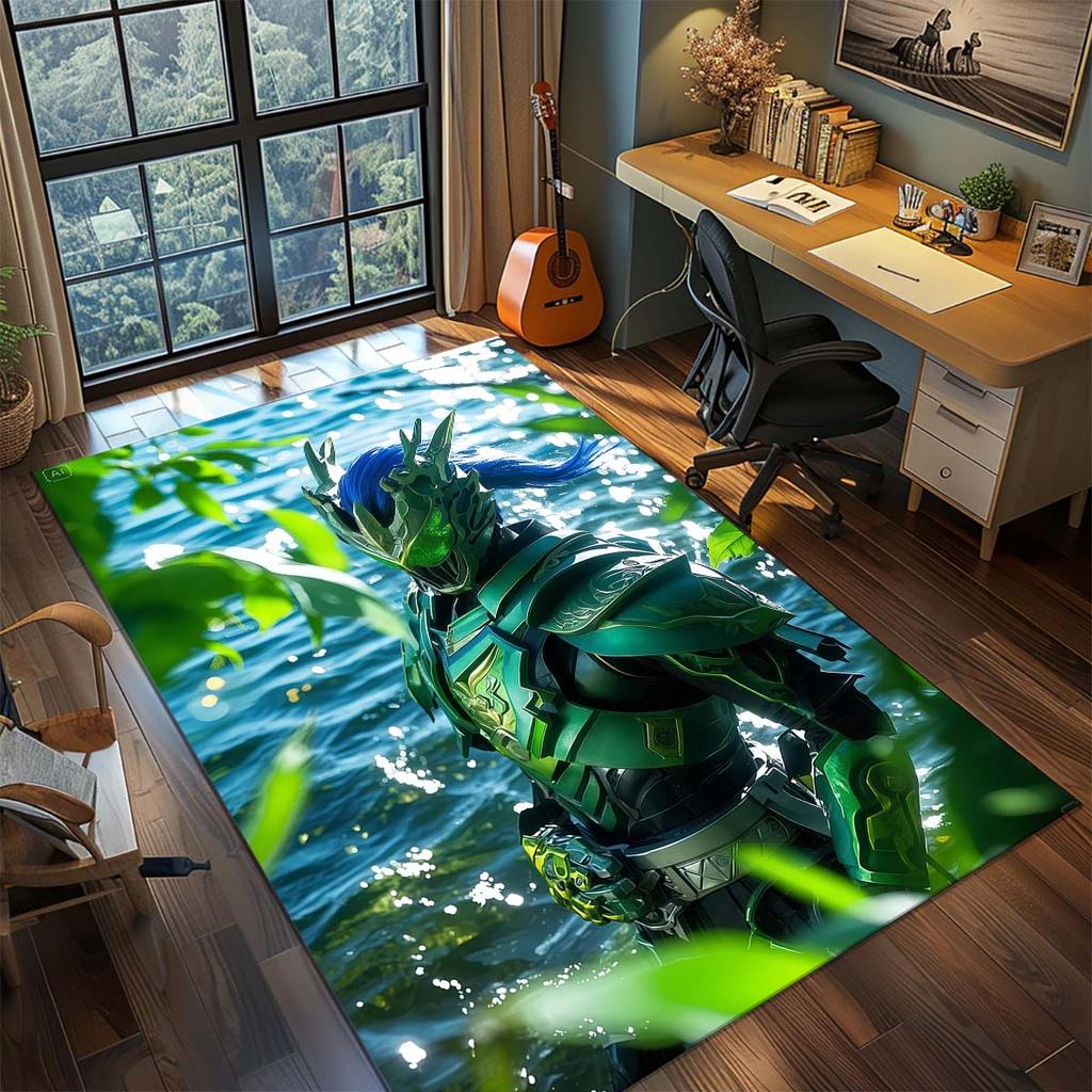 Kamen Rider Teppich für Wohnzimmer Schlafzimmer Heimdekoration Coole Film-Matte Bodenmatte