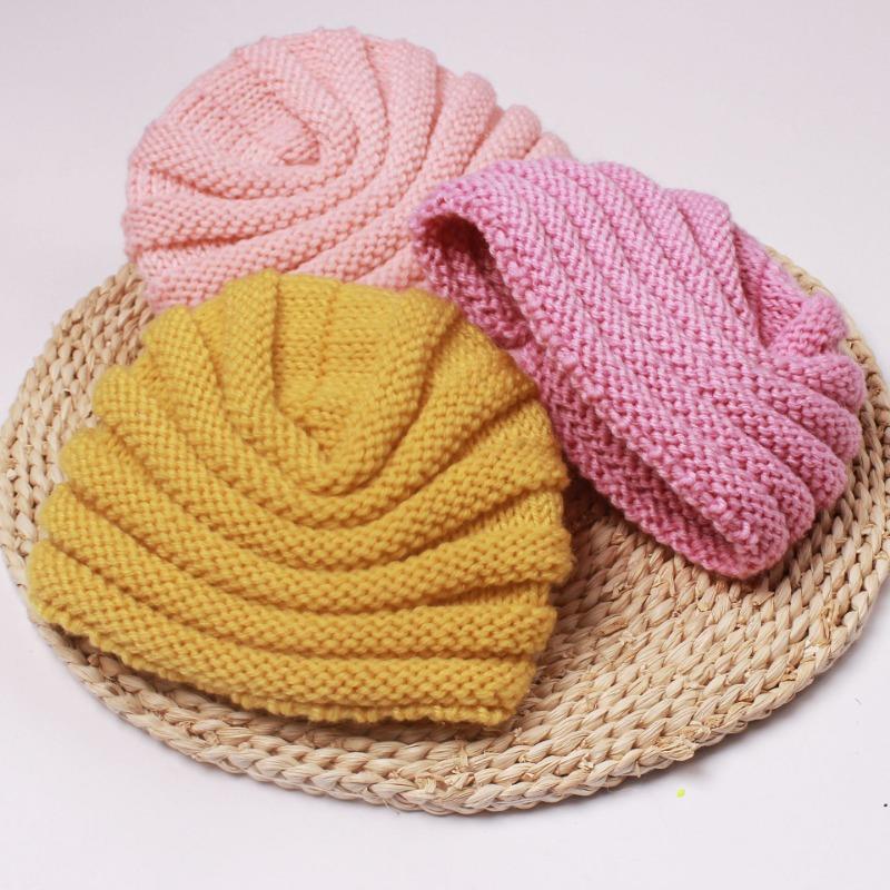 New Autumn and Winter Baby Fetal Hat, Children's Three-dimensional Flower Warm Hat, Cute Baby Knitted Hat