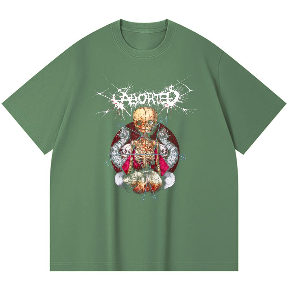 230 Gsm 100% Cotton Heavy Metal T-Shirt Rock Band Popular Music Print Unisex Heavy Cotton T Shirt