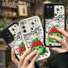 Phone Case: 2D Flat, Fits Samsung Galaxy A34 A35 M05 M06 S20 S22 S21 FE Plus 5G Protective Cases, Strawberry Hat Little Frog, Perfect Holiday Gift for