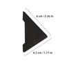 New 4PCS TPR Car Door Corner Cover Bumper Crash Scratch Protector Anti-Scratch Crash Protection Auto Care