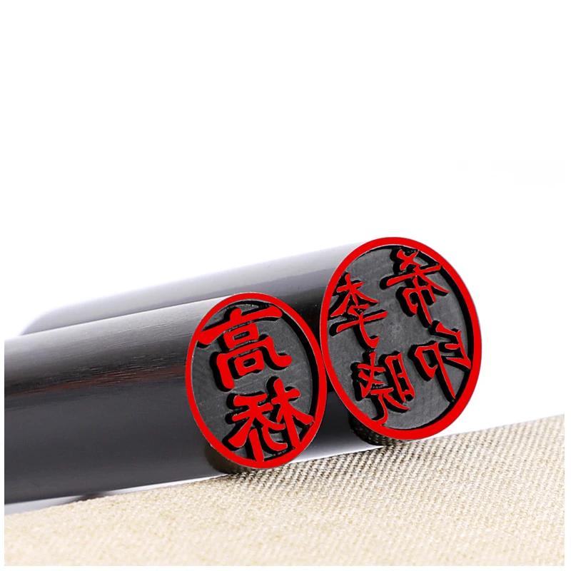 Chinese Name Custom Stamps Japanese Ox Horn Name Stamps Sello Personalizado Portable Chinese Calligraphy Painting Seal Stempel