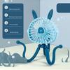Deformation Bracket Clip Fan USB Stroller Dormitory Fan Night Light