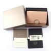 Pristine BVLGARI Bulgari Bulgari Logo Clip Leather Compact Wallet Pink 293178 Used