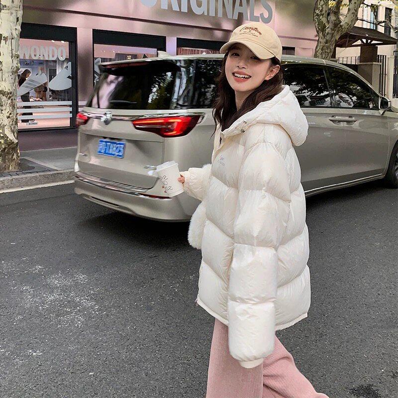 Short hooded cotton clothes women's new loose bread clothes small winter coat thickened cotton-padded clothes