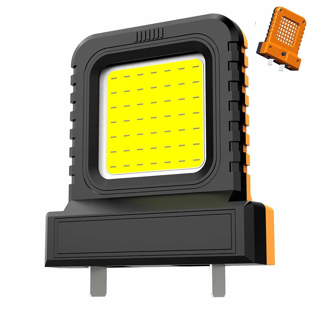 21V Power Tool Accessories LED Work Light Universal Floodlights for Makita/Milwaukee/Dewalt Battery For Outdoor Construction Use