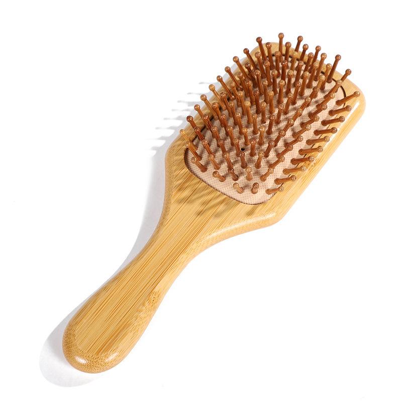 Promise Bamboo Wood Massage Comb Airbag Massage Comb Straight Hair Curly Hair Scalp Massage Meridian Brush