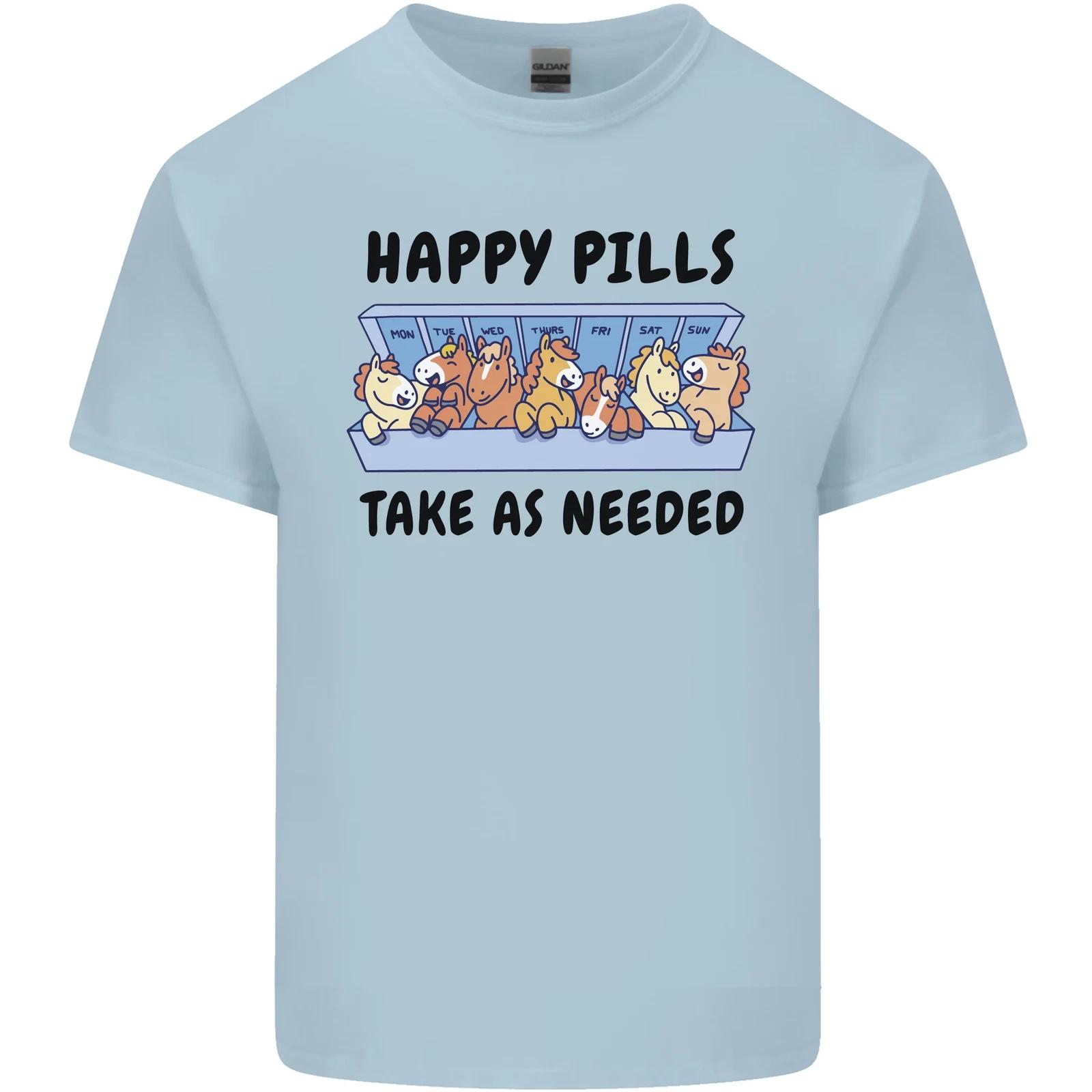 Horse Pills Funny Equestrian Kids T-Shirt Childrens 3XL