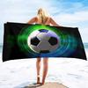 Football Beach Towel Soccer Bath Towel Microfiber Ball Sports Shower Quick Dry Swimming Cover Camping Yoga Mat Bikini Cover Up