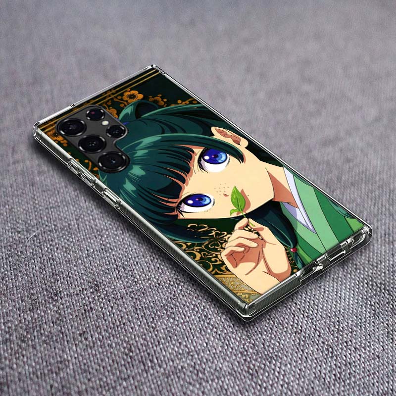 

The Apothecary Diaries Phone Case For Samsung Galaxy S24 S23 S21 S20 FE S22 S26 Ultra S25 Edge S10 Plus Cover Clear TPU Capa She Samsung S23 Plus