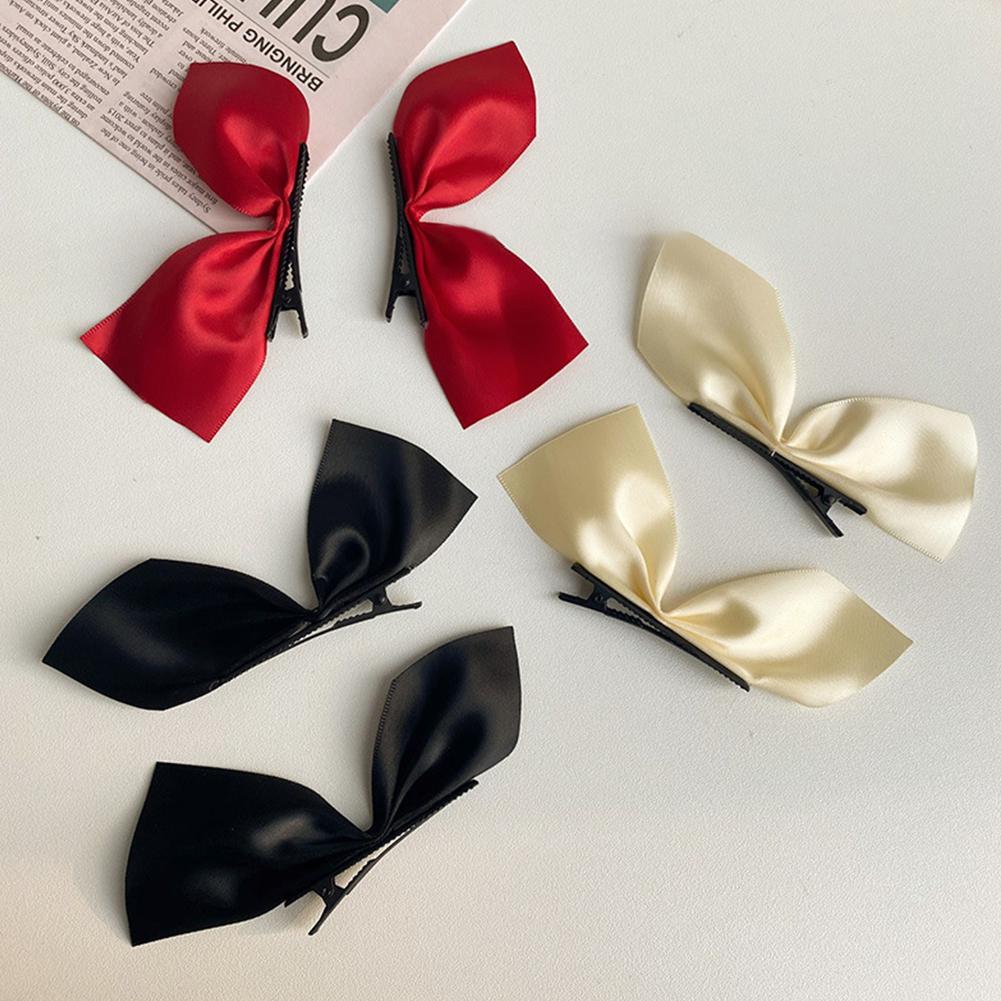 NEW Bowknot Princess Barrettes Hairpin Butterfly Duckbill Hair Clip Bunny Ears Bows Cute Side Headwear Girl Hair Birthday Gift