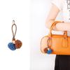 Zhang Yuanying Bayberry Ball Charm - Handmade Woven Bag and Shoe Ornament Keychain