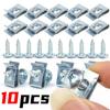 17mm U-Type Fasteners Clip with Screw Car Metal Screw Clips Anti-rust Auto Fender Bumper Protection Buckle Iron Sheet Hardware