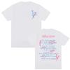 Singer CHIARA OLIVER Album Letters Print Tshirts Men Women Casual Cotton Short Sleeve Top Vintage Style High Street Tshirt