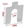 Stainless Steel U-shaped Adjustment Shim for Bearings
