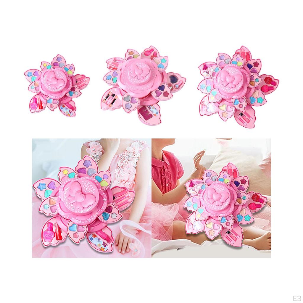 Children Makeup Playing Set, Cosmetic Kits Valentines Day Gifts for Kids