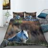 Wolf Series 3D Digital Printing Polyester Bedding Two Or Three-Piece Set