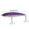 Slow Sinking Pencil Lure Reusable Fishing Crankbait 5.71 Inches Long Casting Bait Colorful Angling Tackle Kits For All Water