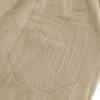 Men's Breathable Linen Polo Shirt & Three-Quarter Beach Pants Set